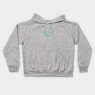 Theta Rose Letter Kids Hoodie